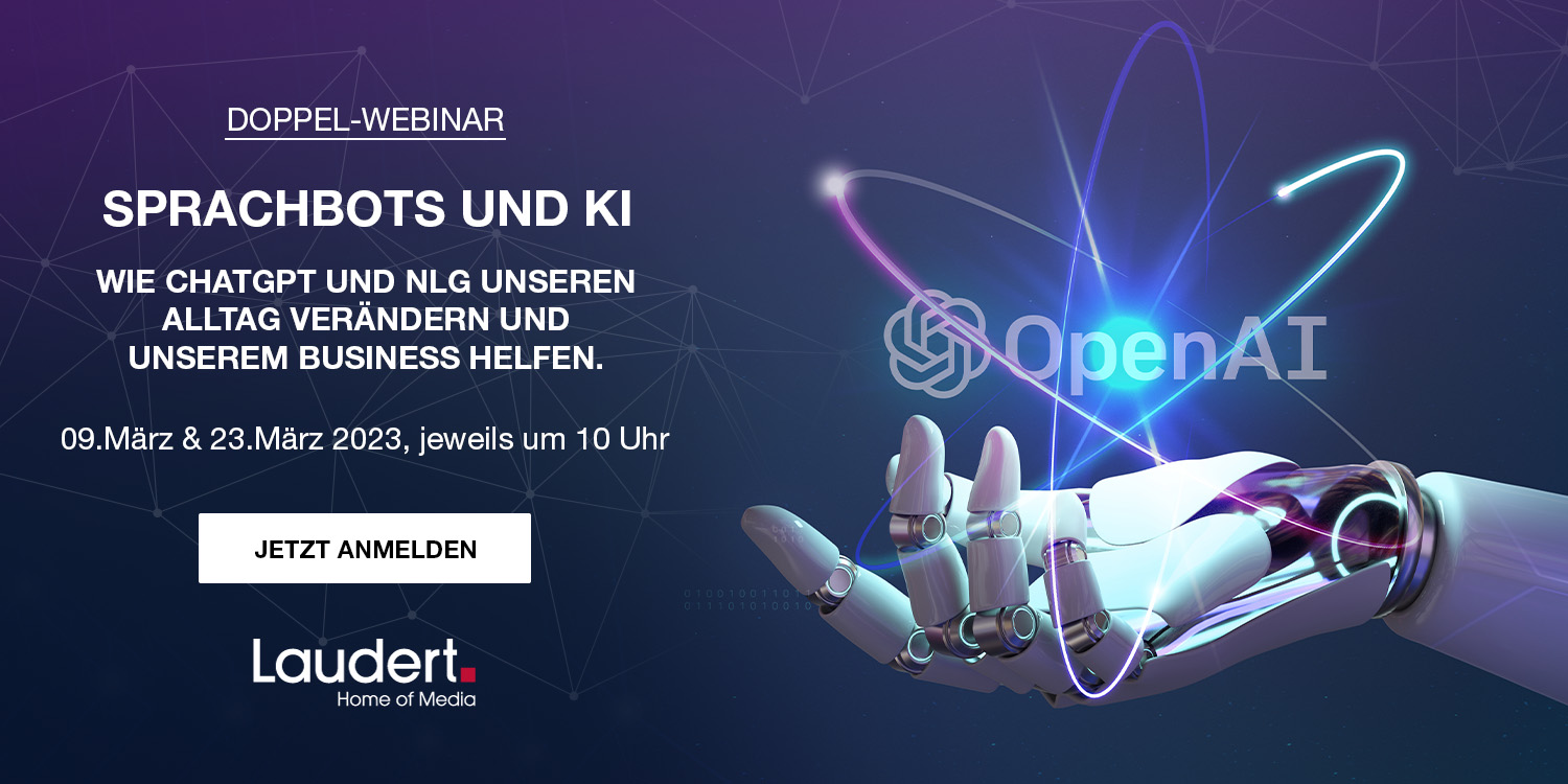 Mini Webinarreihe: Sprachbots und kuenstliche Intelligenz im Fokus