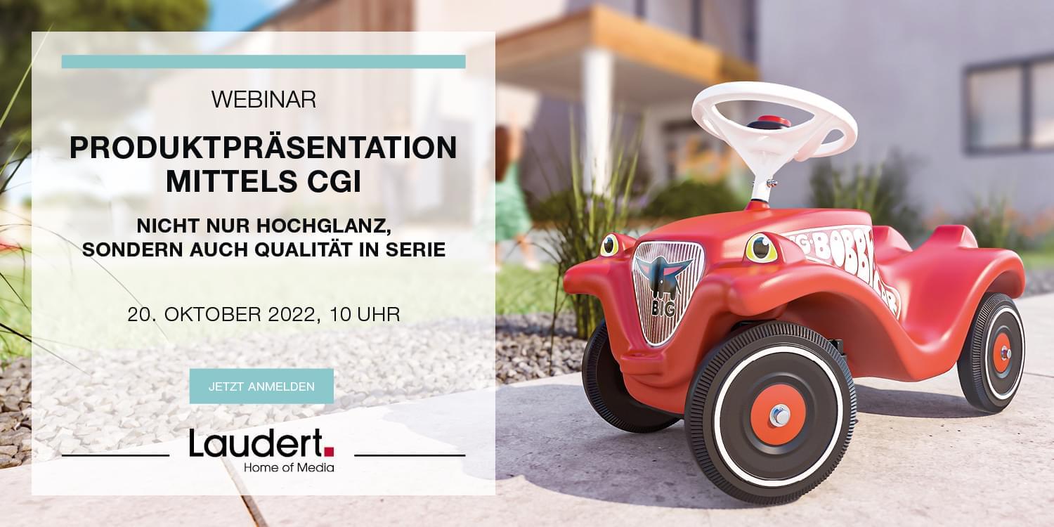 Webinar Produktpraesentation mittels CGI in Serie