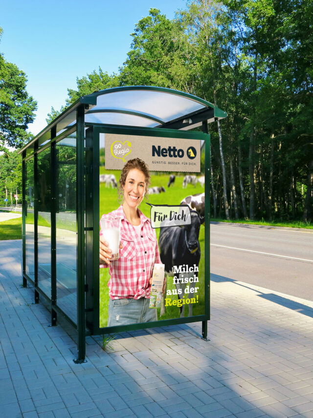 Netto Out of Home Plakatwerbung Laudert