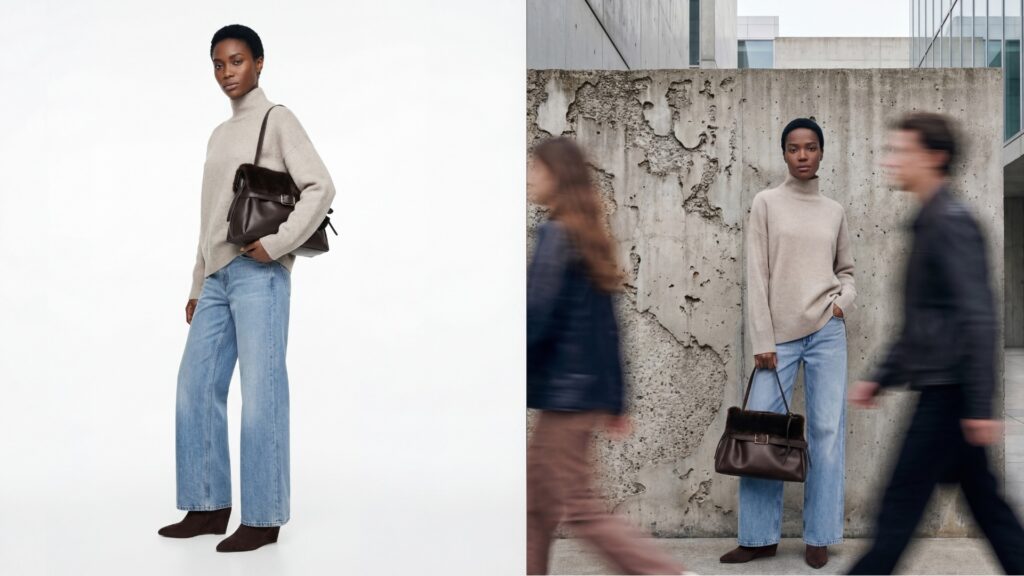 Fashionfotografie KI-untertützt by Laudert