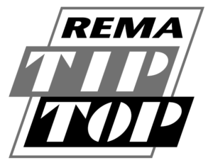 REMA TIP TOP Logo Graustufe